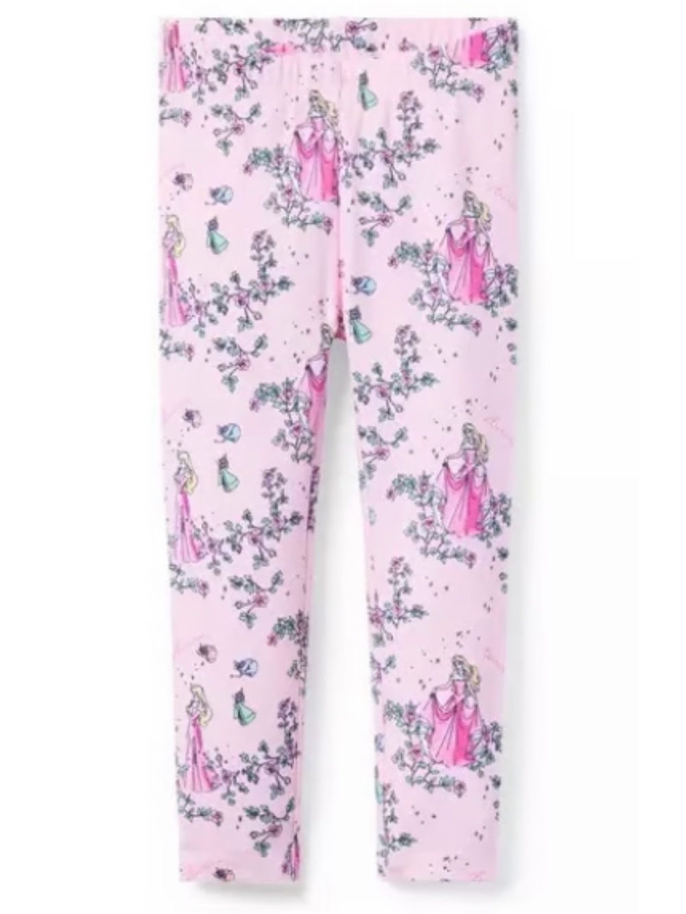 Disney Pink Princess Pattern Girls' Leggings